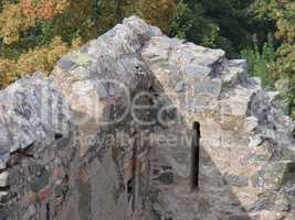 Burgmauer aus Stein