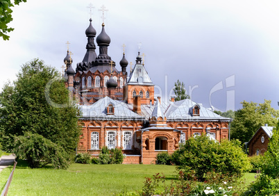 An Orthodox Church on a picturesque hill.