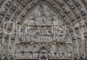 Notre Dame Paris, France, Entrance