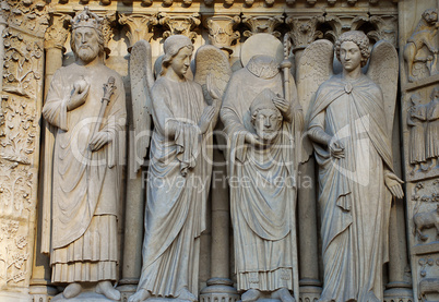 Notre Dame Paris, France, Entrance