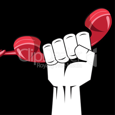 Hand holding a phone vector. Call Now or Order now concept.