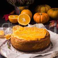 pumpkin cheese cake
