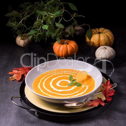 Pumpkin Soup with orange