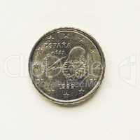 Vintage Spanish 10 cent coin
