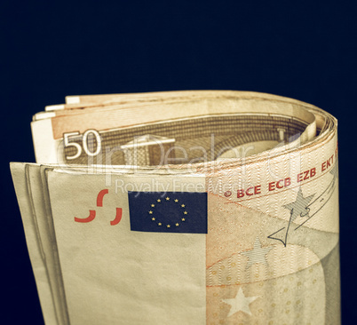 Vintage Euro note