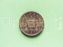 Vintage GBP Pound coin - 1 Penny