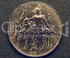 Vintage France coin