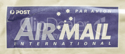 Vintage looking Airmail