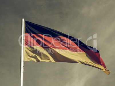 Vintage looking Flag of Germany