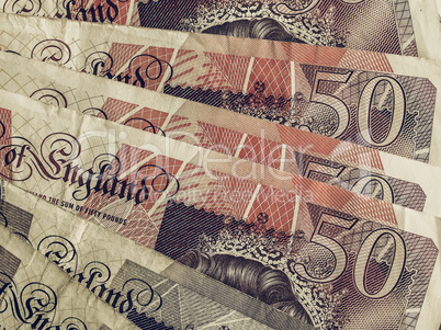 Vintage Pound notes