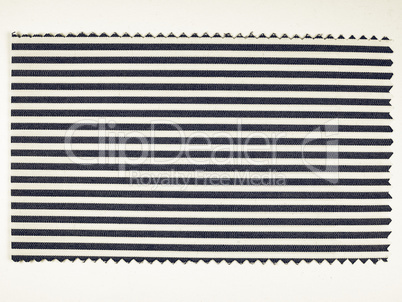 Vintage looking Black Striped fabric sample