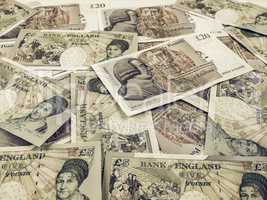 Vintage Pound note