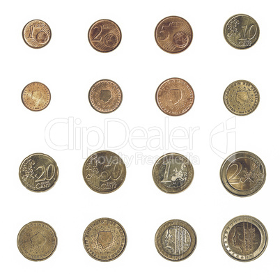 Vintage Euro coin - Nederlands