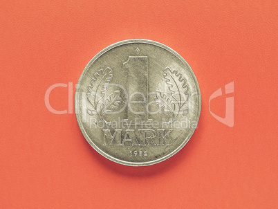 Vintage German DDR coin