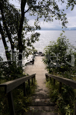 Vättern See bei Hjo in Schweden Vättern See bei Hjo in Schweden