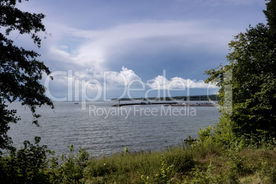 Vättern See bei Hjo in Schweden Vättern See bei Hjo in Schweden