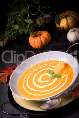 Pumpkin Soup with orange