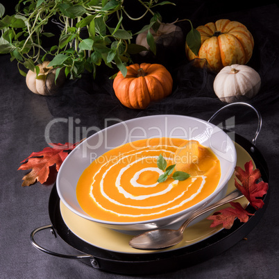 Pumpkin Soup with orange