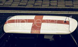 Vintage looking England flag