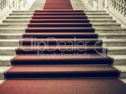 Vintage looking Red carpet