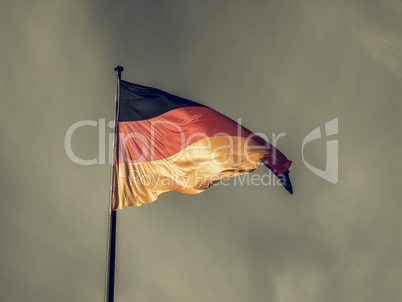 Vintage looking German flag Vintage looking German flag