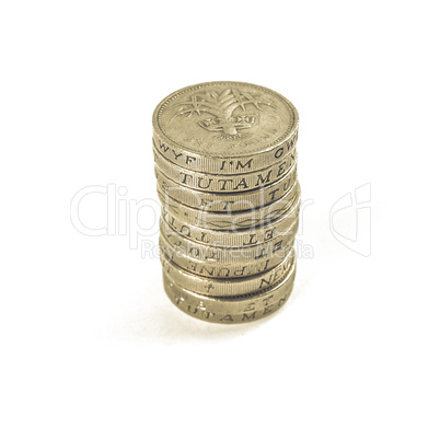 Vintage Pound coin