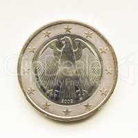 Vintage German Euro coin