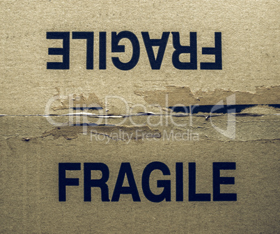 Vintage looking Fragile Vintage looking Fragile
