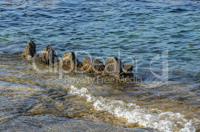 steine im meer