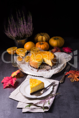 pumpkin cheese cake