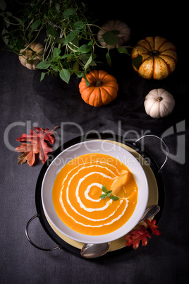 Pumpkin Soup with orange