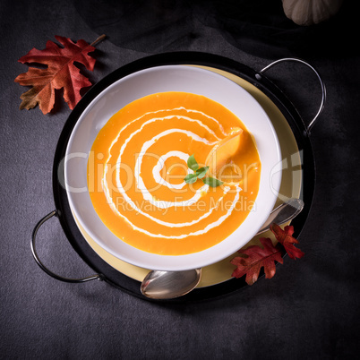 Pumpkin Soup with orange
