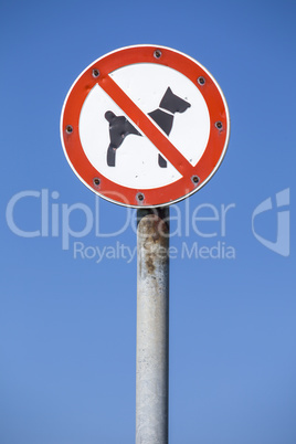 Schild Hunde verboten