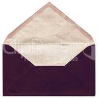 Vintage looking Red envelope isolated