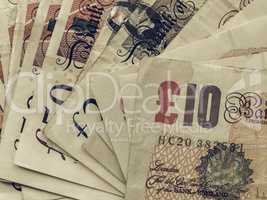 Vintage Pound notes