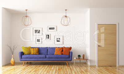 Living room interior 3d rendering