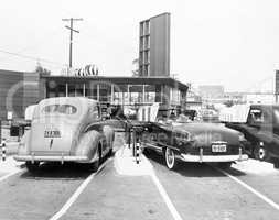 Drive-in restaurant 'The Track', Los Angeles, CA, July 10, 1948