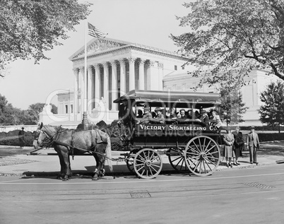 James J. Grace, sightseeing guide in Washington D.c. since 1897, circa 1942