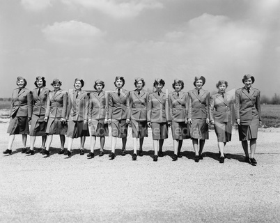 Women serving their country