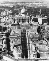 The Vatican as seen from above