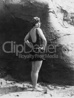 Woman posing in swimming suit