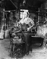 Female blacksmith