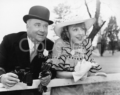 Couple at an event