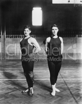 Two gymnasts