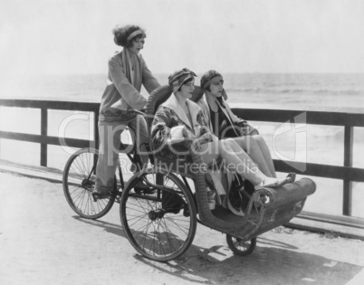 Bicycle built for three