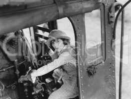 Woman hijacking train