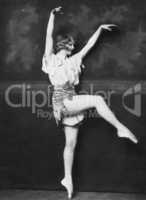 Ballet dancer performing on stage