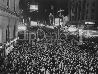 Jam packed Times Square