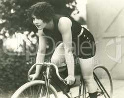 Female bike rider