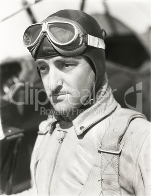 Portrait of aviator